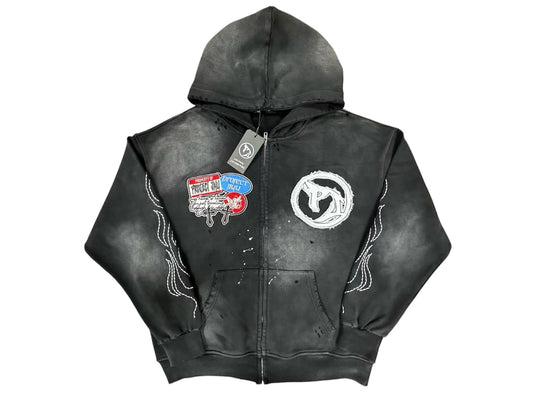 ‘Unbounded’ Black Zip-Up